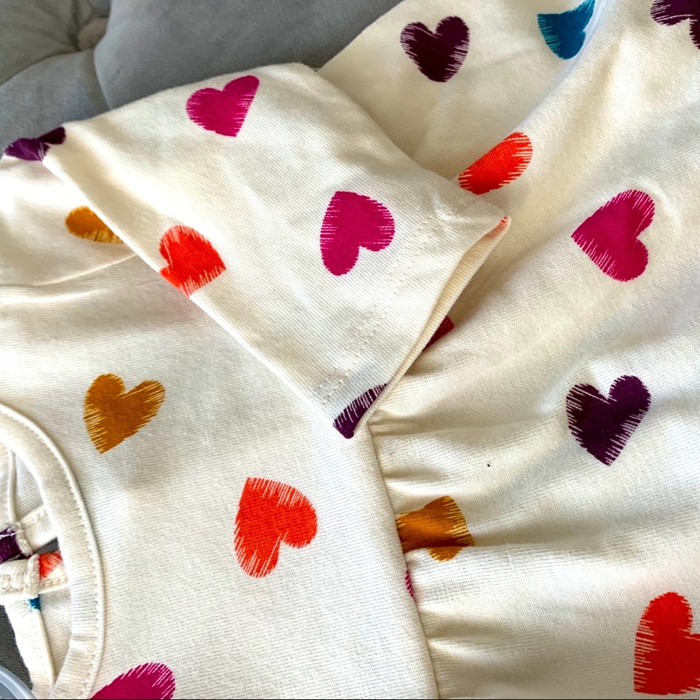 Heart dress rainbow colors